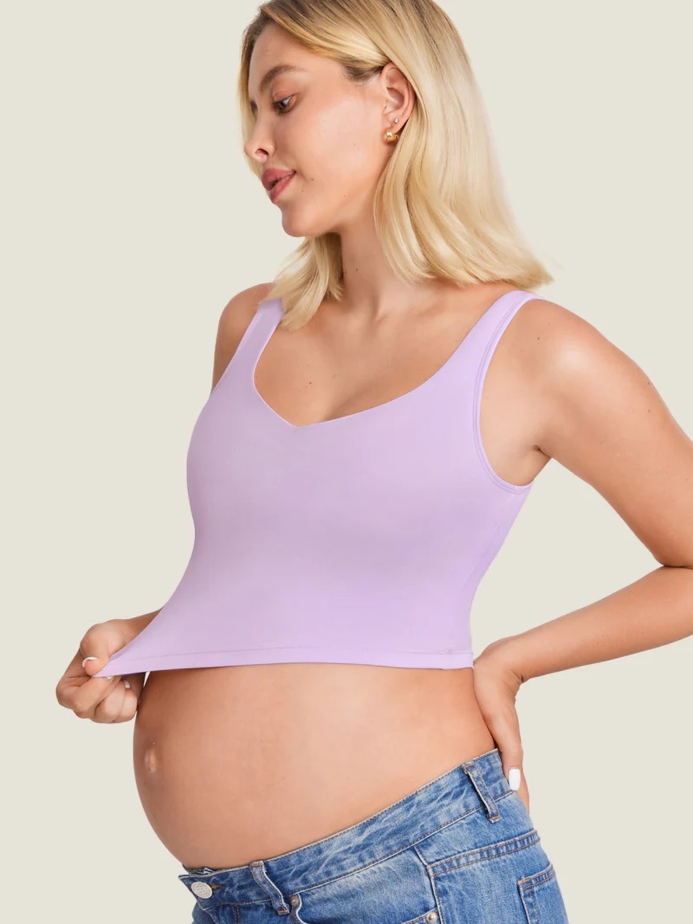 Momanda Natrelax® Nursing Crop Tank Top